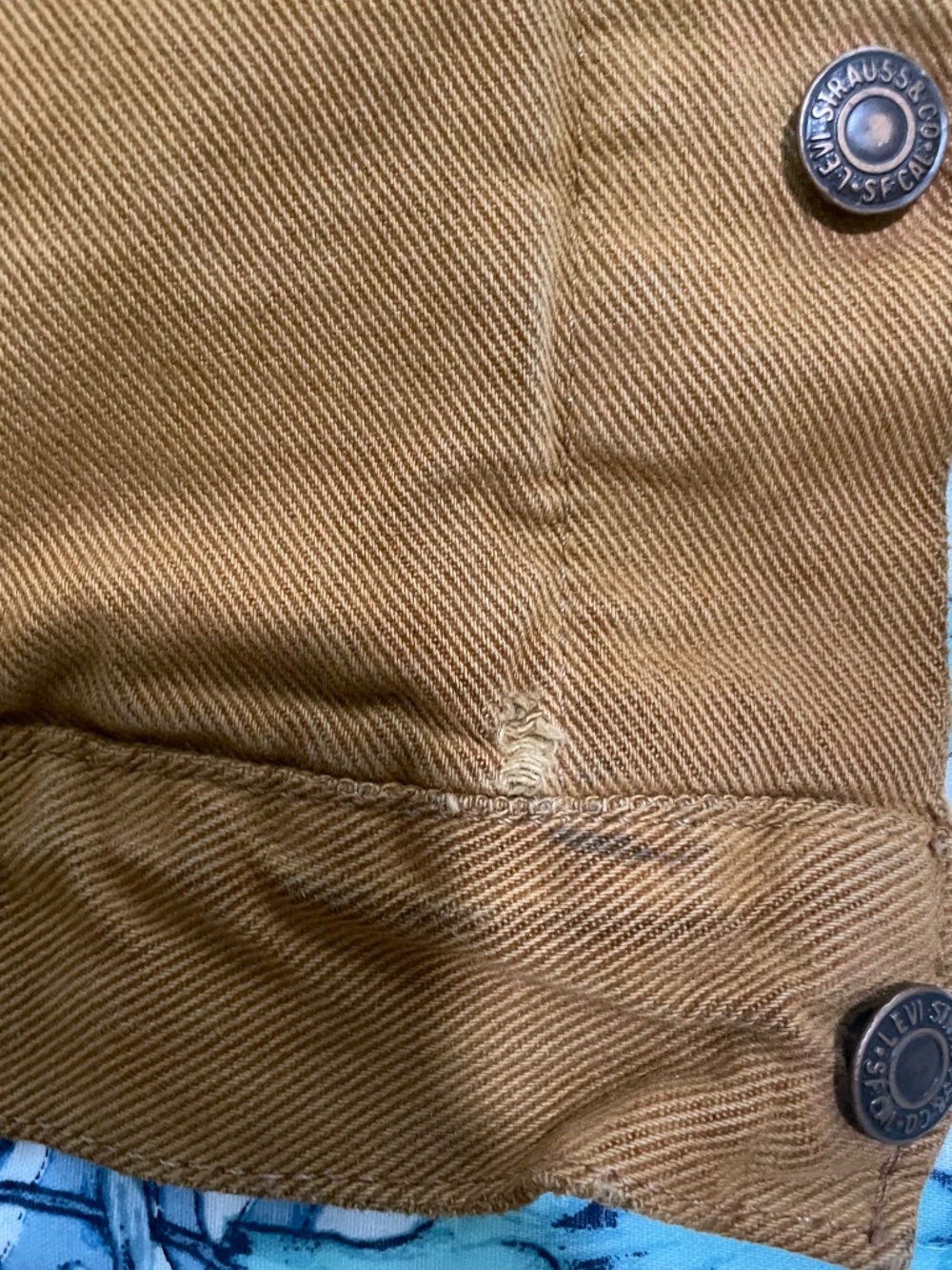 Levi's Vintage Tobacco Brown Trucker Jacket 70598 - Picture 6 of 7
